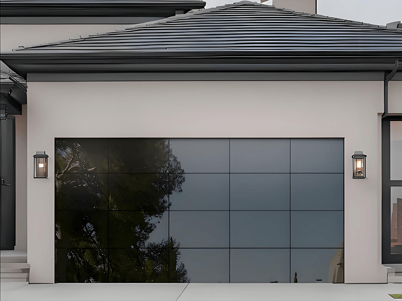 Aluminum Glass Garage Door