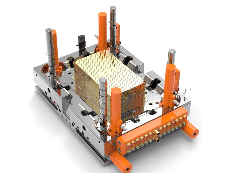 High speed crate mold