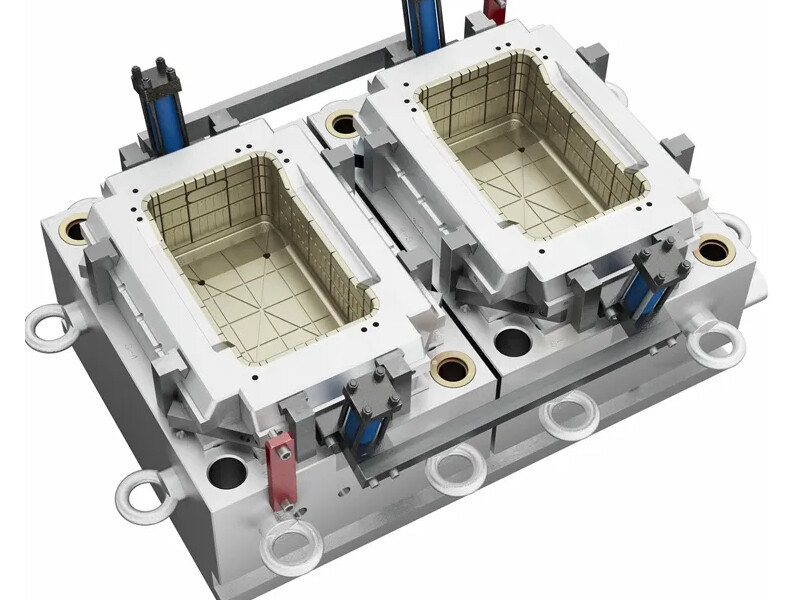 High speed crate mold