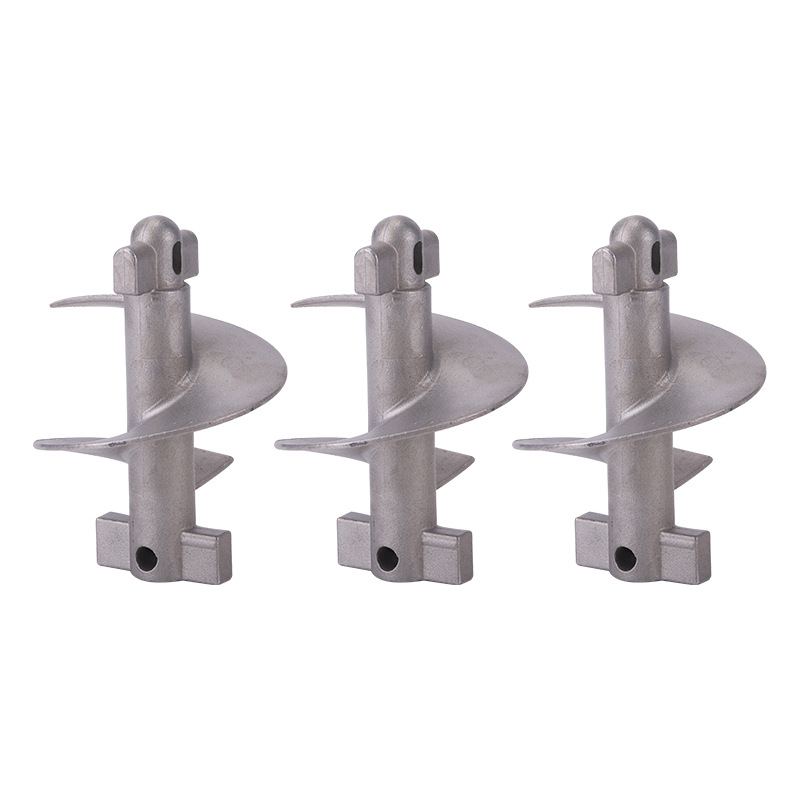 Cast stainless steel spiral blades