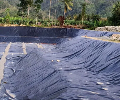 HDPE dam lining, fish pond geomembrane