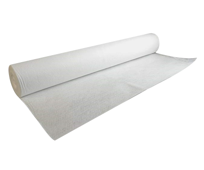 Staple fiber needle-punched nonwoven geotextile