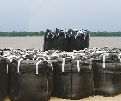 PP woven geosandbags: ton bags