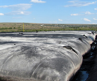 Geotextile dewatering tube bags