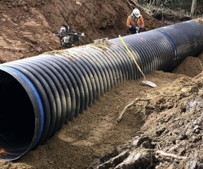 HDPE drainage pipe