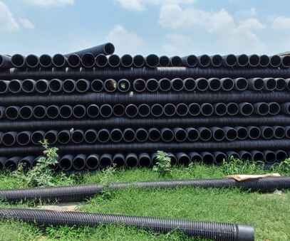 HDPE carbon corrugated pipe