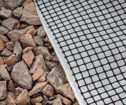 Composite geogrid