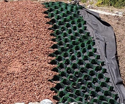 Slope protection geocell