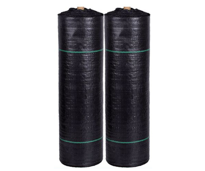 Rainwater-permeable weed-proof cloth