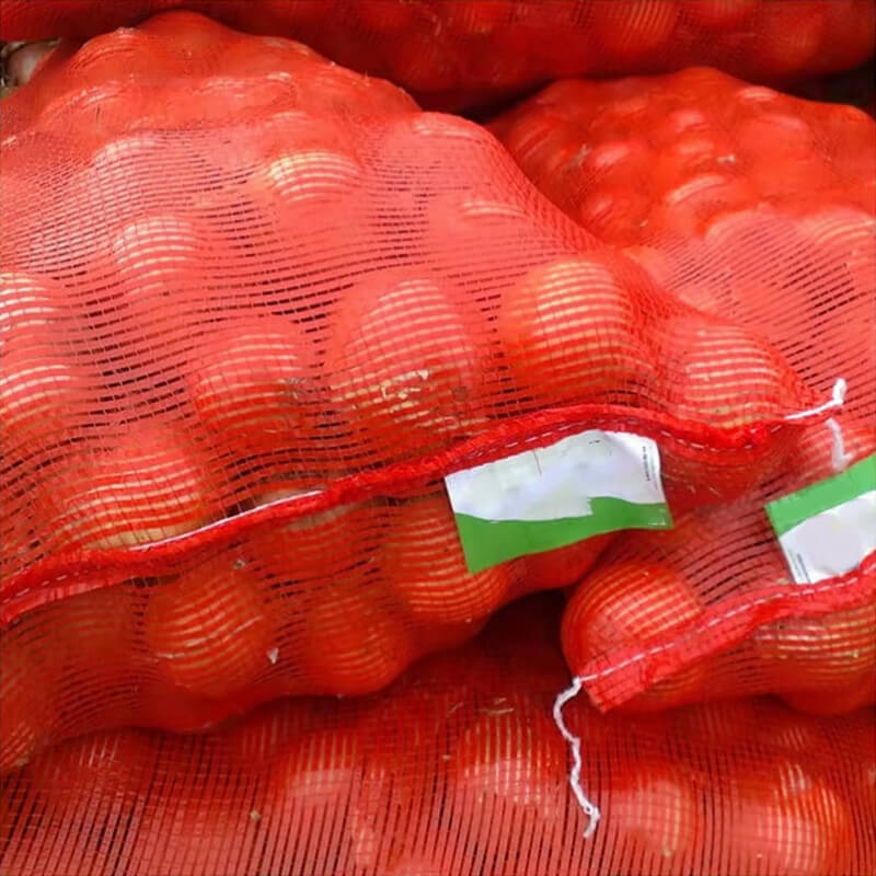 PP Tubular Mesh Bag With Drawstring