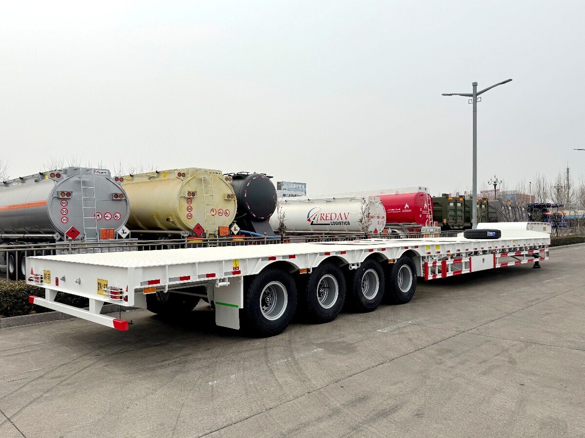 Remorque surbaissée extensible 20m 100Ton