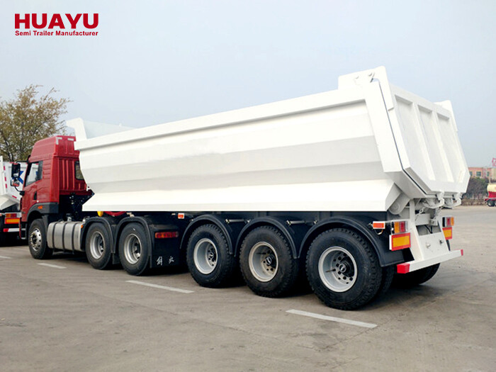 3 Axle End Tipper Semi Trailer