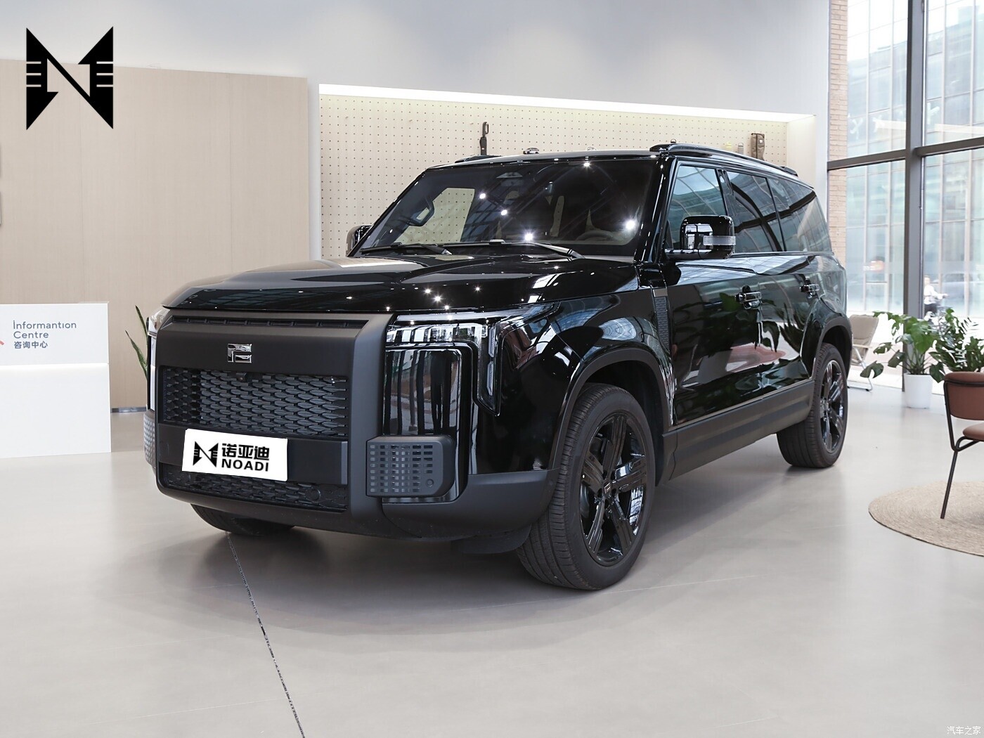 سيارة Jishi 01 SUV EV الكهربائية المتوفرة في المخزون لعام 2024 من Polar Stone سيارة طاقة جديدة ذات مدى ممتد و7 مقاعد ونوع وقود هجين