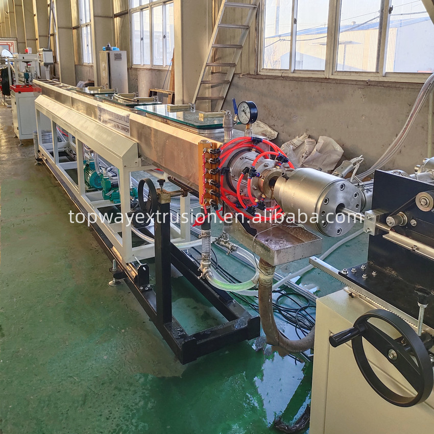 PE Drip Irrigation Pipe Production Line Flat Dripper Drip Tape Machine