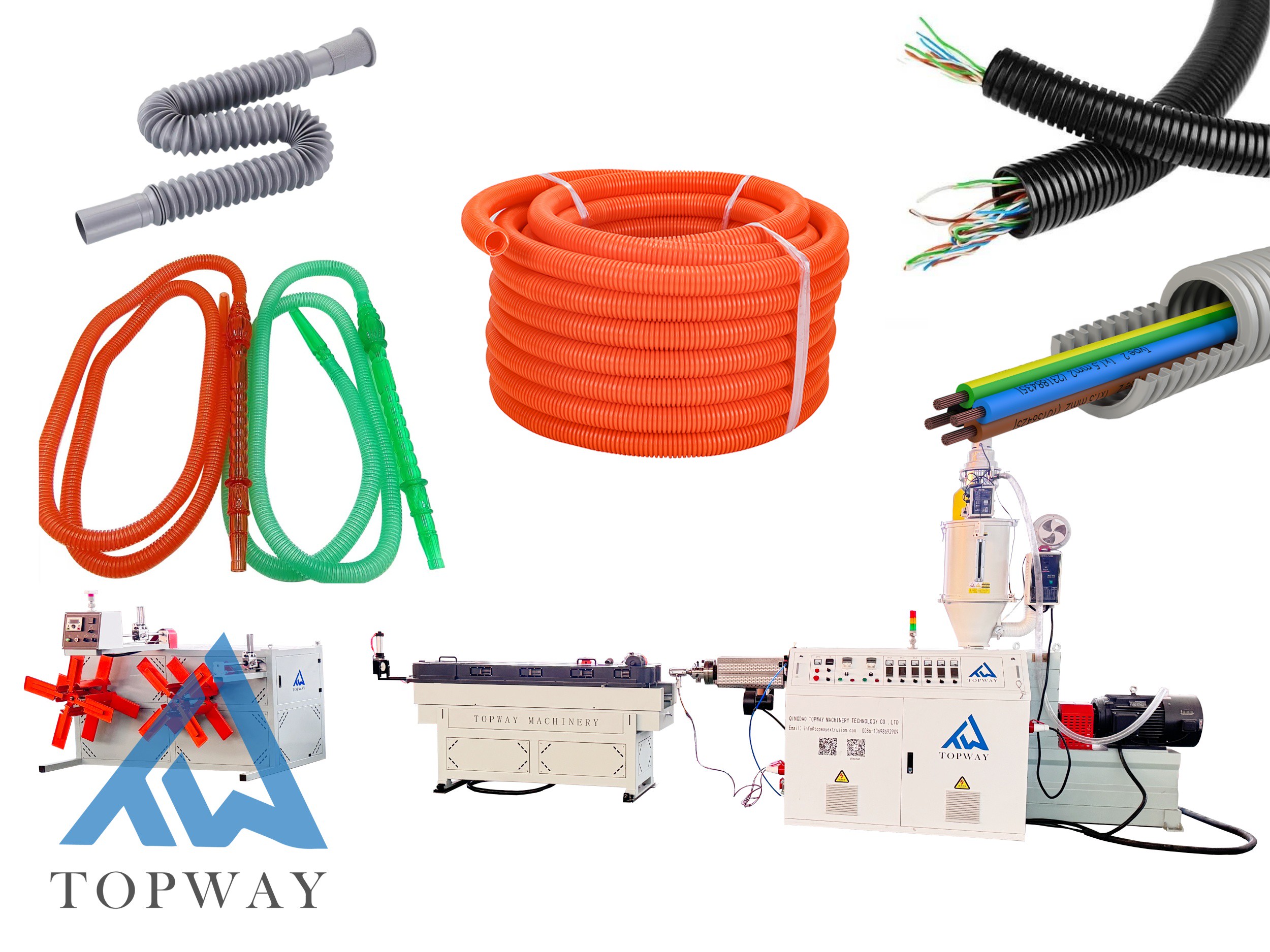 Single Wall Corrugated Pipe Production Line Single Wall Corrugated Pipe Production Line