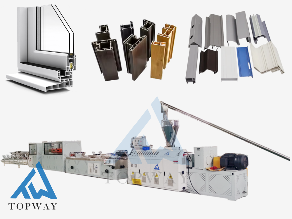 PVC Window Door Profile Extrusion Line
