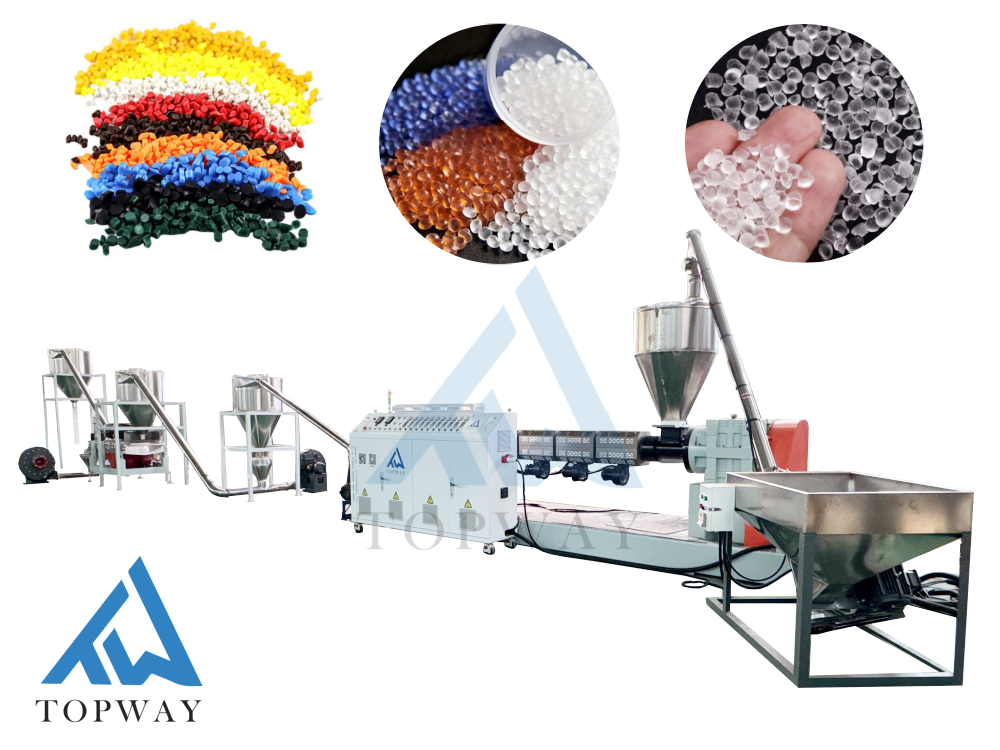 PVC Granules Extruder Machine Waste PVC Pelletizing Line