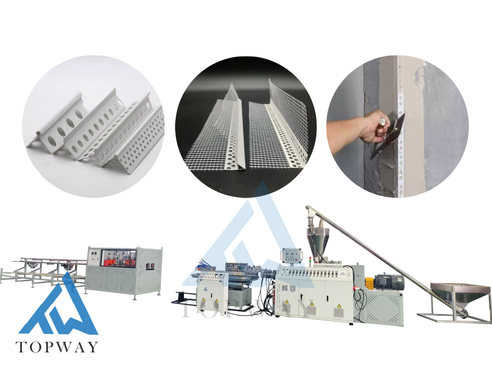 PVC Corner Bead Wall Edge Protection Strip Profile Extrusion Line