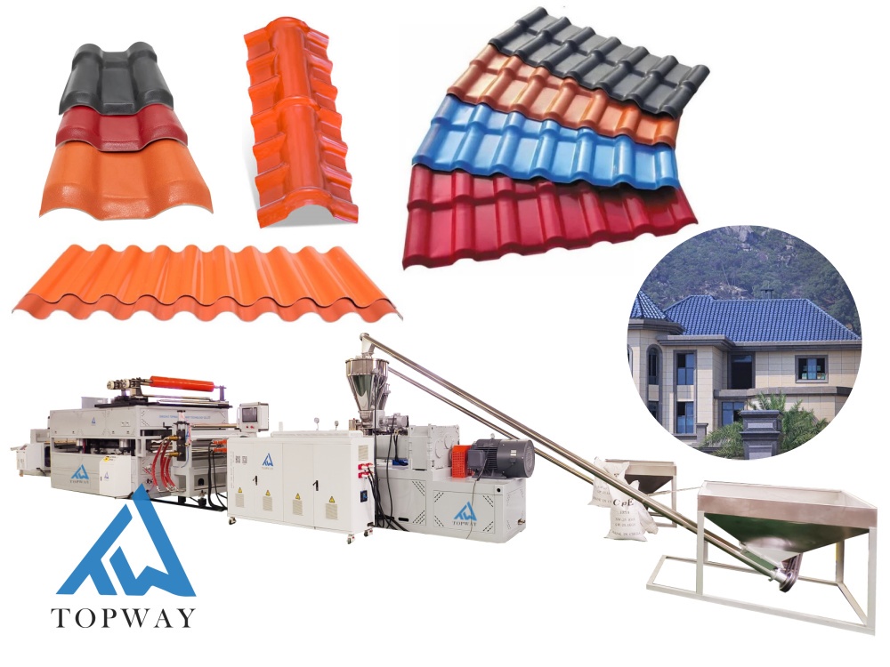 ASA PVC Roof Tile Production Line