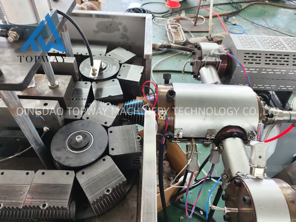 Successful Test Run Double Wall Corrugated Pipe Making Machine