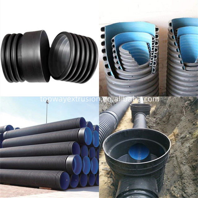 Successful Test Run Double Wall Corrugated Pipe Making Machine