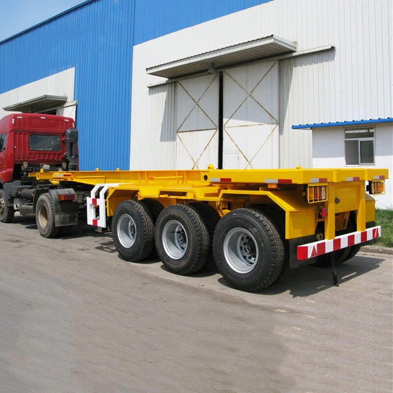 Tri Axles Container Chassis Semi Trailer