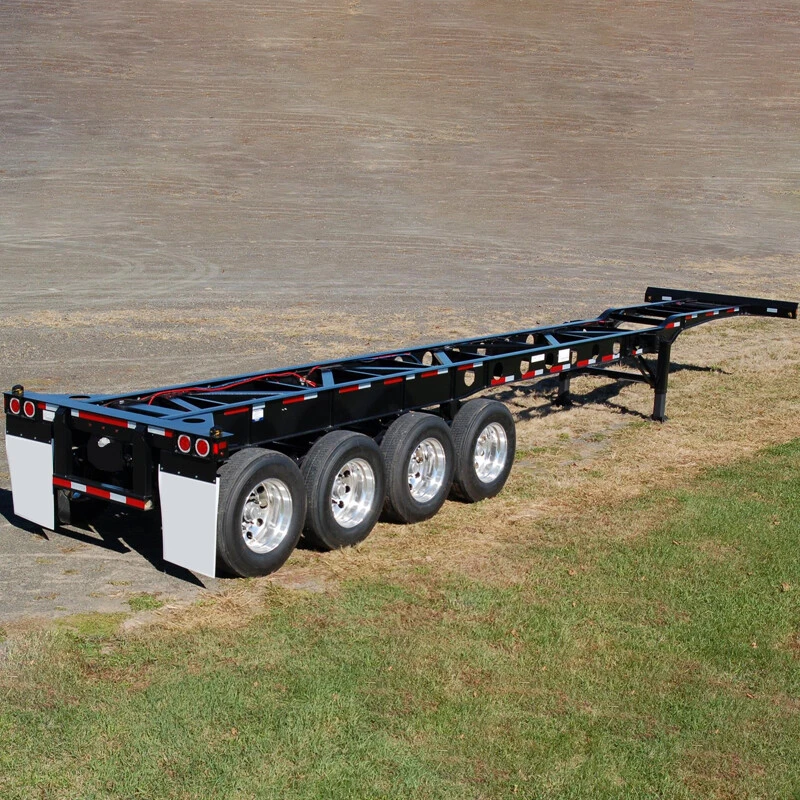 4 Axles Skeleton Trailer