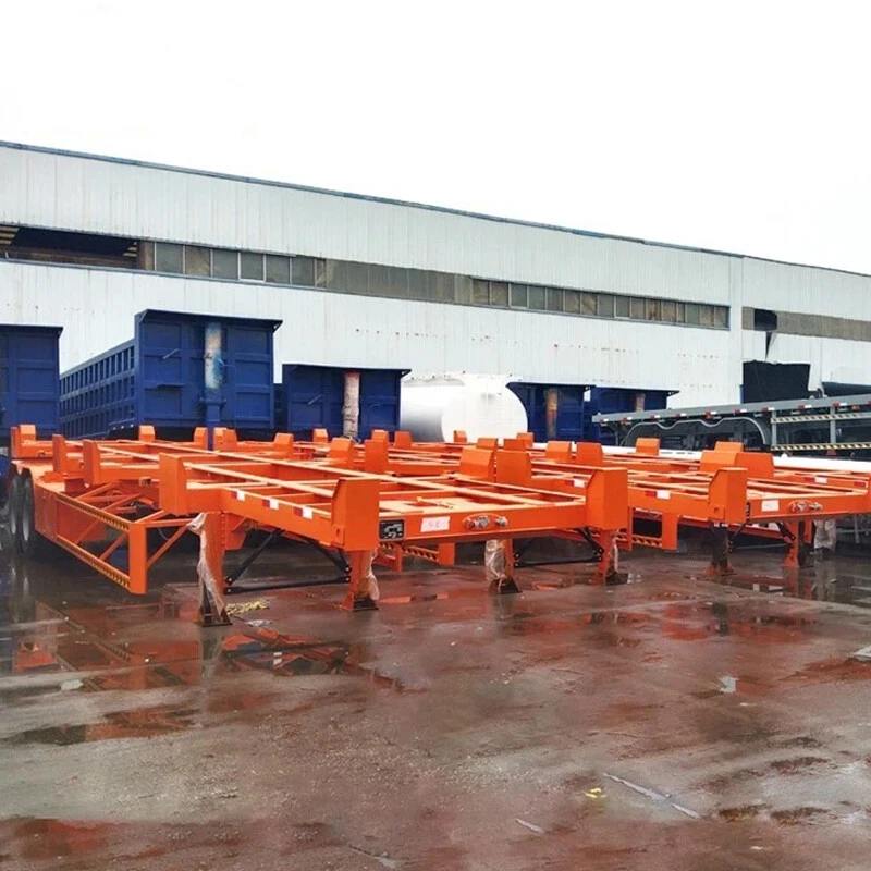 2 Axles 20Ft Skeleton Trailer