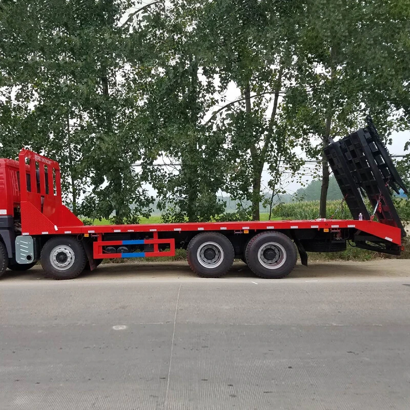 2 Axles 40ft Single-point Suspension Flatbed Trailer