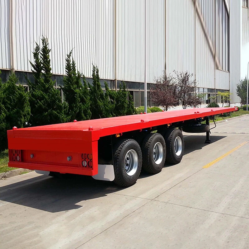 40ft 3 Axles 60 Tons Flatbed Trailer