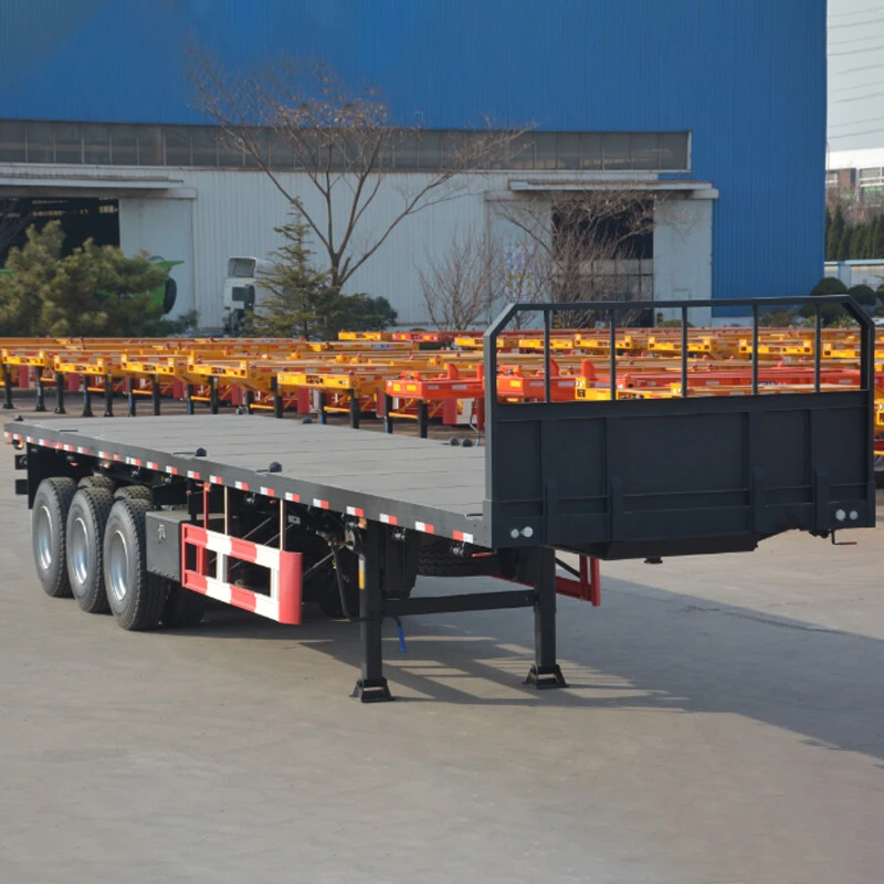 40ft 3 Axles 60 Tons Flatbed Trailer