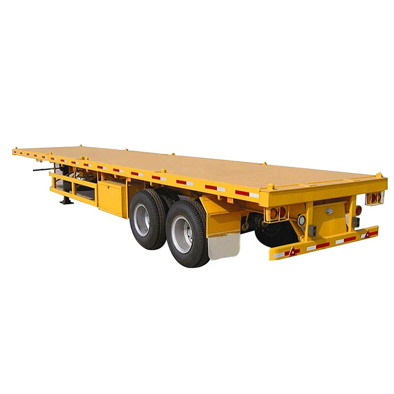 2 Axle 40Ft Semi Flatbed Trailer