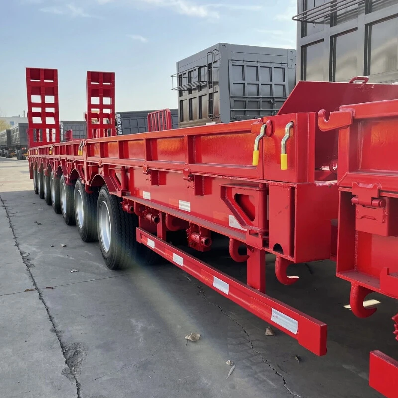 Durable 4 line 8 axle low bed trailer
