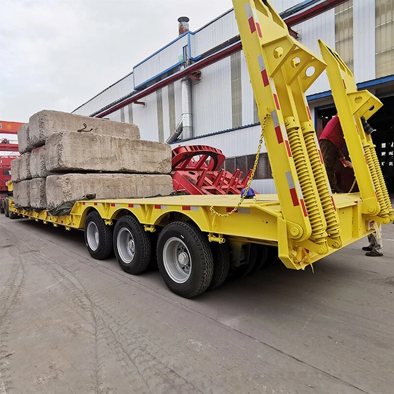 Tri Axles 100 Ton Hydraulic Removable Gooseneck Trailer