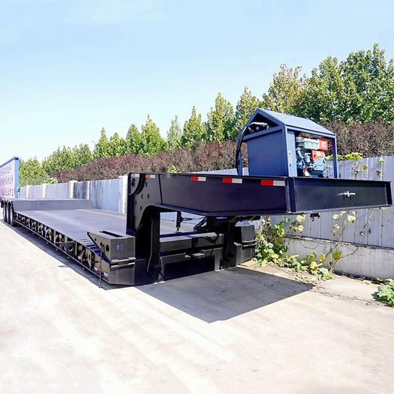 Detachable Gooseneck Lowboy Trailer