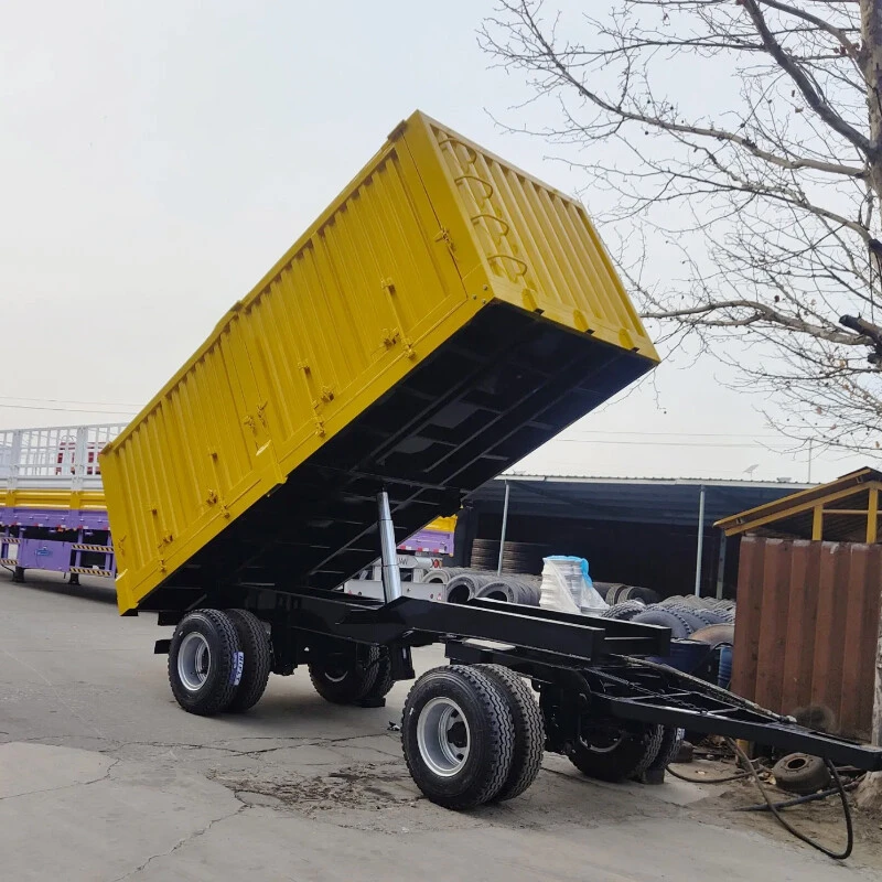 4 Axle Drawbar Full Fence Trailer