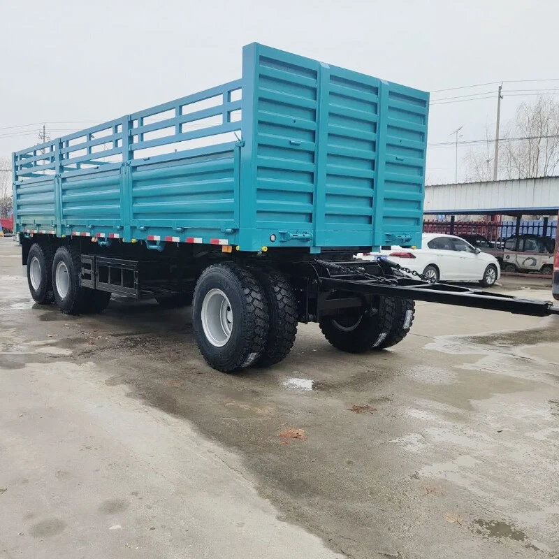 4 Axle Drawbar Full Fence Trailer