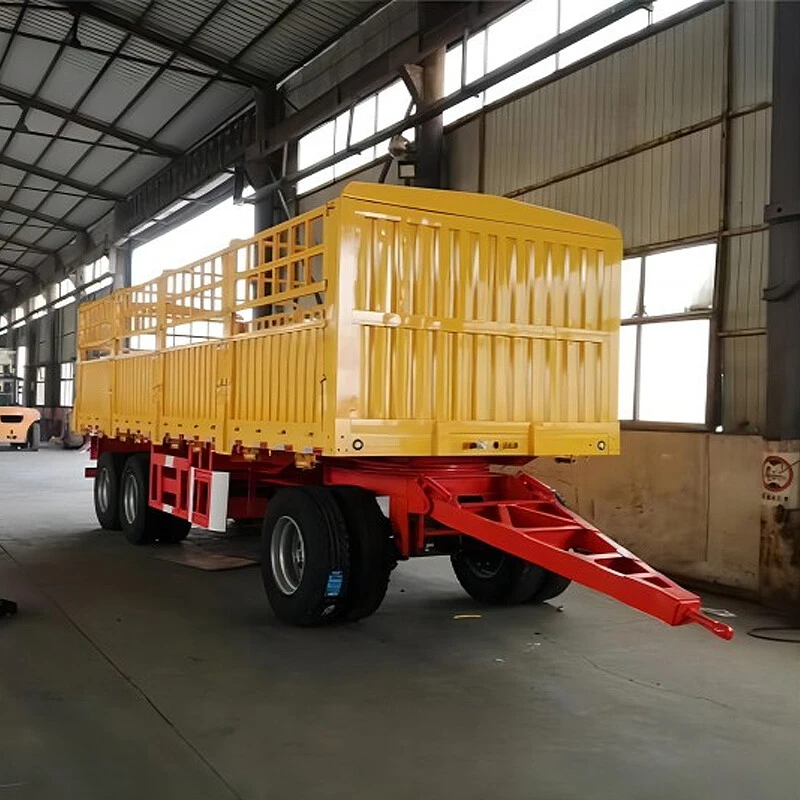4 Axle Drawbar Full Fence Trailer