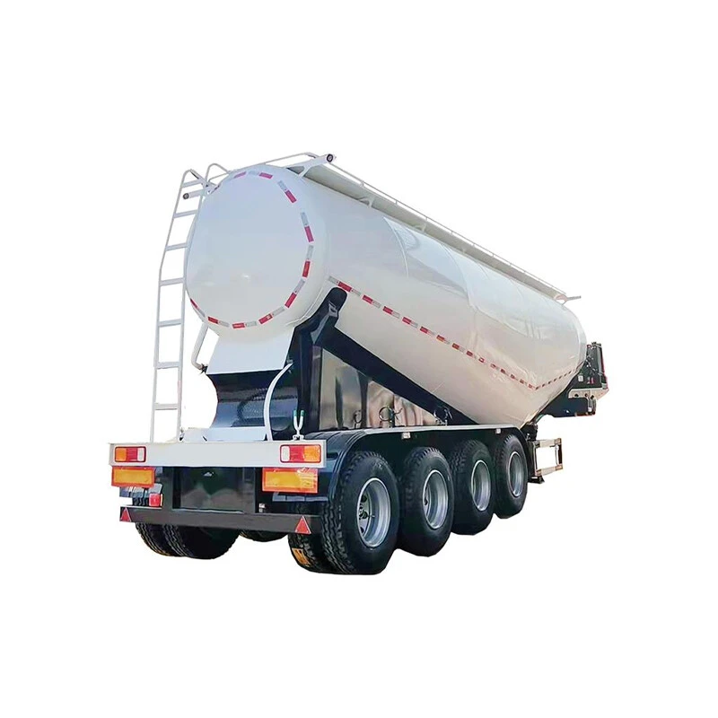 60 Tons 4 Axle Dry Bulk Cement Tanker Trailer