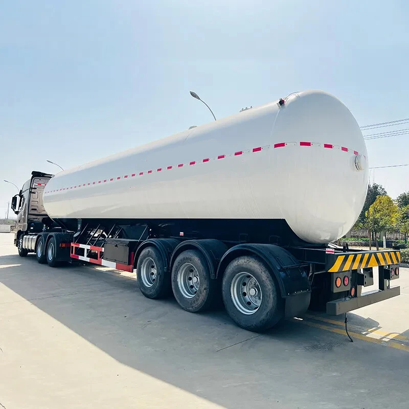 3 Axle Lpg Gas Tank Semi Trailer
