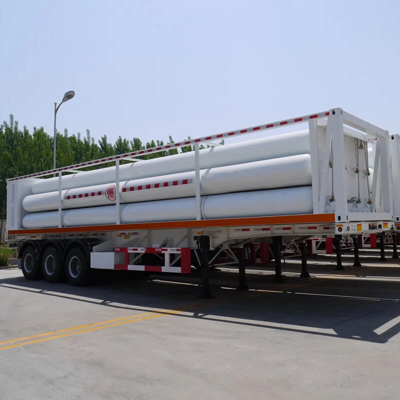 CNG H2 Tubes Container Semi Trailer