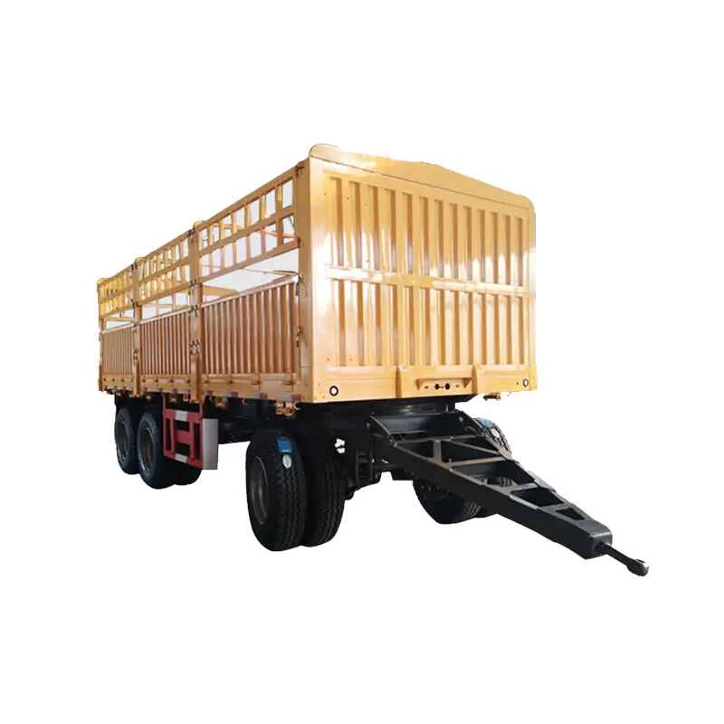 2 Axles Dropside Fence Bulk Cargo Trailer