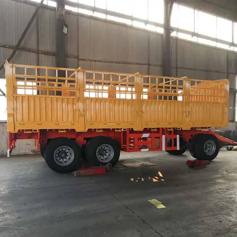 2 Axles Dropside Fence Bulk Cargo Trailer