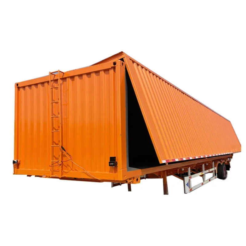 3 Axles Open Wing Van Semi Trailer