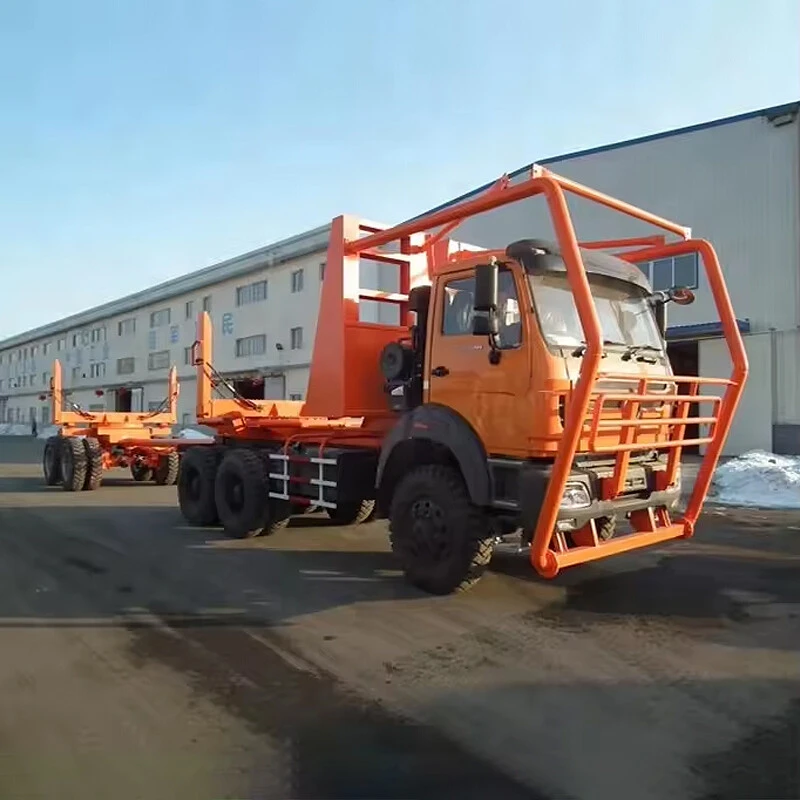 China Brand Customized Timber Transport Trailer 