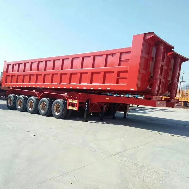 5 Axles U Shape Tipper Trailer