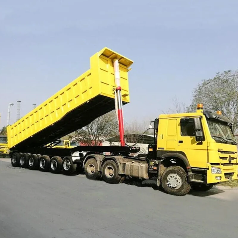 6 Axles Tipper Trailer