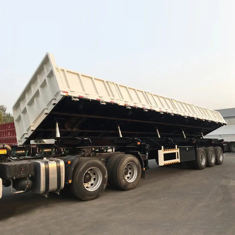 3 Axle Dropside Side Tipper Trailer