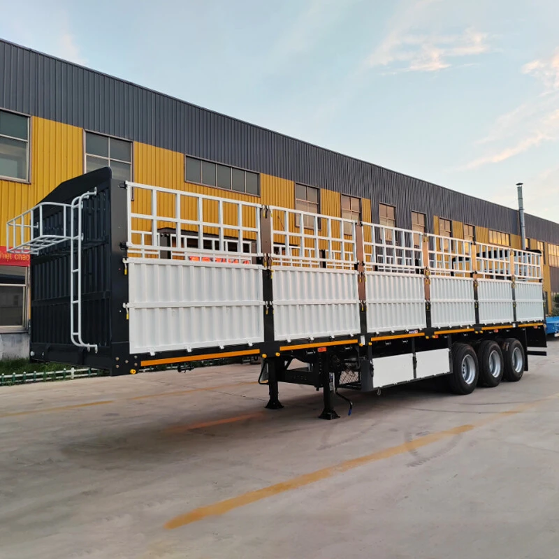 60 Ton Fence Cargo Trailer