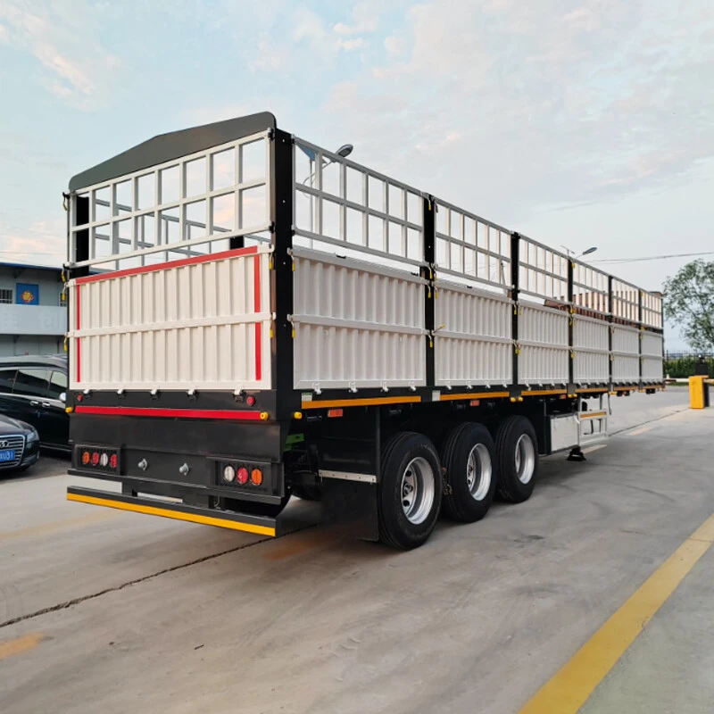 60 Ton Fence Cargo Trailer